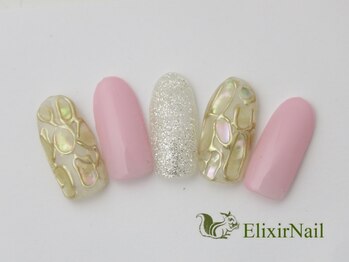 エリクサーネイル 五反田(Elixir Nail)/定額a シンプル/クーポン使用