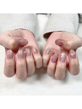 はあとねいる 宇都宮御幸ヶ原店/ピンクマグネットネイル