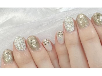 アリイネイルズ(ALII Nails)/ツイードネイル