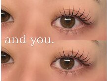アンドユー(and you.)の雰囲気（9月からアイラッシュスタート★まつげパーマ・まつエクも）