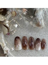 アヴェックアムール 豊田(avec amour)/basic カフェラテネイル