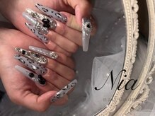 ニア ネイルサロン 大阪駅前第2ビル(Nia)/レオパードネイル