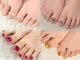 エトワールビューティー(ETOILE BEAUTY)の写真/豊富なサンプルから選べるフットネイル！上品で華やかな大人デザインで足元を彩りませんか☆