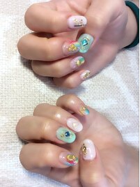 夏さきどりネイル