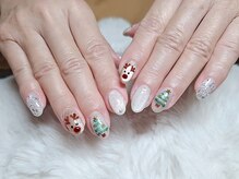 クリスマスネイル