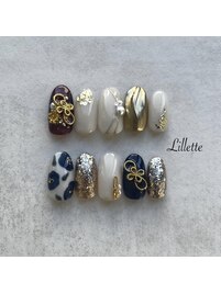 【NAIL】和柄ゴージャス