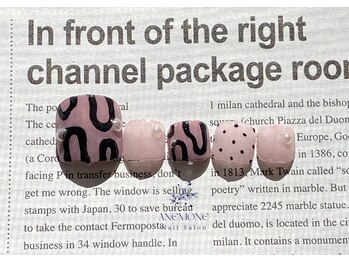 アネモネ(ANEMONE)/モード系アートネイル☆