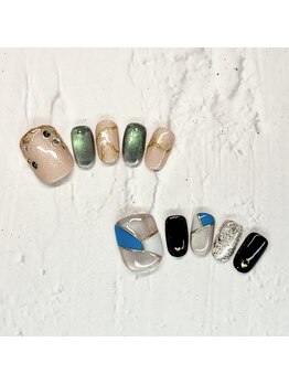 タネモト(Tanemoto)/3，4月♪定額フットネイル¥10400