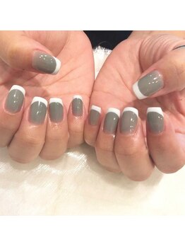 アース コアフュールボーテ 松本庄内店(EARTH coiffure beaute)/フレンチネイル 9500円