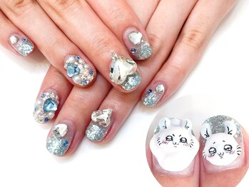 ネイルコレクション ピンク(Nail Collection Pink)/キャラ3D★ちいかわ:モモンガ