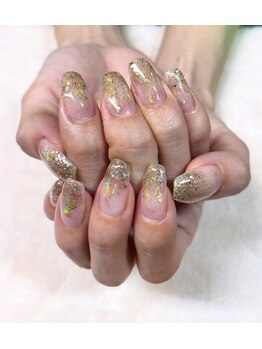 はあとねいる 宇都宮御幸ヶ原店/キラキラネイル