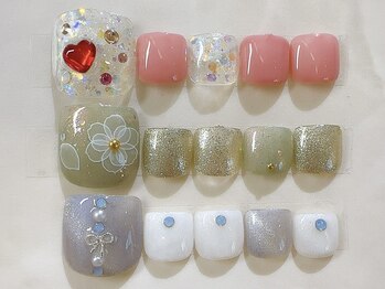 リッシュ ネイル(riche nail)/【フット】定額コース
