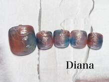 ディアナ ひたちなか高場店(DIANA)/定額ネイル　6600円　D-36
