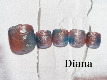 ディアナ ひたちなか高場店(DIANA)/定額ネイル　6600円　D-36