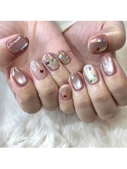 リファインネイル(refinenail)/ハートホロネイル