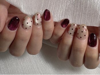Dramatique Nailの写真/【うるつや×美爪ケア☆】奥行きあるマグネットも人気♪落ち着いた空間で、自分へのご褒美ネイルを◎