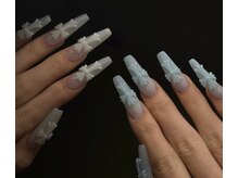 ヴィーナスネイル(Venus Nail)/長さ出しワンカラーX話題十字架