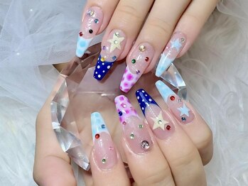 ウミネイル 池袋(UMI NAIL)の写真/韓国ネイルやワンホンネイルが得意★自爪に優しいパラジェル/フィルイン導入店◎[池袋/長さだし/持ち込み]