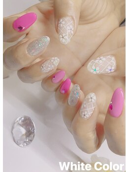 ホワイトカラー(White Color)/選べるデザインアート♪