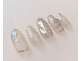 オーロラ＆シルバーデザイン