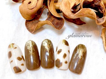 ネイルグラマラス 西新井店/《パラジェル》ダルメシアンnail