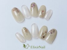 エリクサーネイル 神田(Elixir Nail)/シンプル / クーポン使用