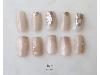 ダブティーネイル(W &T Nail)/R7.08WTシンプルデザインコース