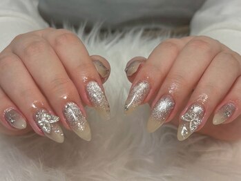 逆ラメグラデーション