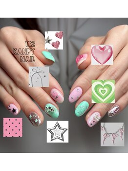 182カンピーネイル(182Kanpynail)の写真/推し活★概念ネイル★コンセプトネイル★繊細な手描きアートも♪持ち込みデザインの再現度◎長さだしOK！