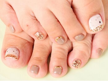 フラッシュネイル フレンテ西宮店/フット☆デザインコ-ス◇