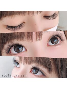 ユーティ アイラッシュ(YOUTY eyelash)/ボリュームラッシュ160束★
