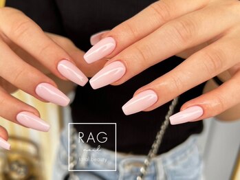 ラグ ネイル(RAG nail)/ワンカラー/薄ピンク