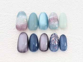 ネイルサロン シキ 東戸塚店(shiki)の写真/洗練されたshikiならではのデザインで可愛い指先に♪爪の形に合わせたデザイン＆カラー提案が得意[東戸塚]