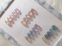 エヴァネイルサロン(Eva nail salon)/ガラスフレンチ×マグネット
