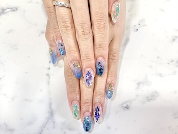 ループ フォーヘアー(Loop for hair)/ブルーグラデーション