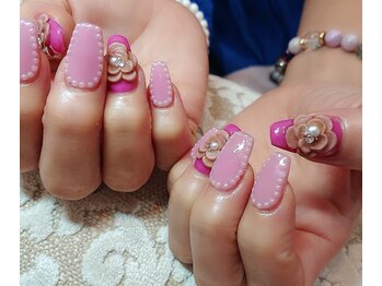 3Dフラワーネイル