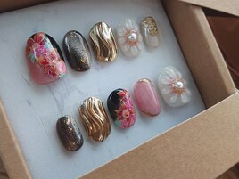和柄ネイル