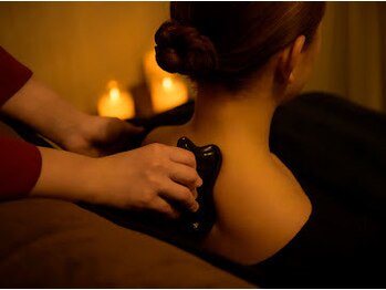 130°の癒し 矢巾店/ガチガチ背中に