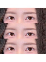 ユーアイ/眉毛スタイリング×まつ毛パーマ