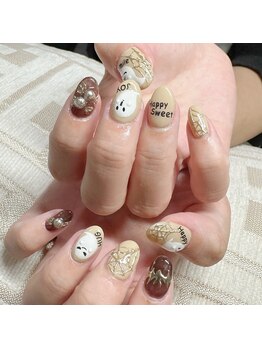 ハロウィンネイル