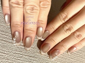 サロン ド モモ(salon de momo)/上嶋担当　マグネットネイル