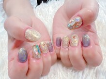 ラルネイル 大宮(Lull. nail)/＃モチーフネイル＃綺麗めネイル