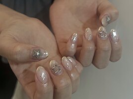 【Saki】シルバー星フレンチ