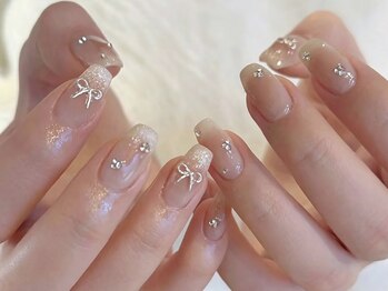 Shiori Nailsalon　持ち込み・長さだしサロン/持ち込み｜リボンネイル