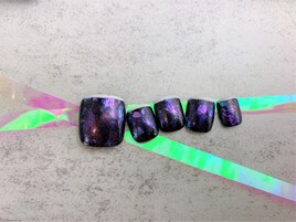 宇宙っぽネイル