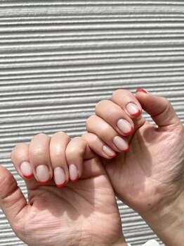 テソロネイル(TESORO nail)/カラーフレンチ