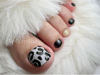 リボーンネイル 坂戸店(Re Born Nail)/Autumn* ◇*レオパードネイル*◇