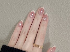 やさしい雰囲気ネイル