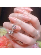 シュシュ ルージュ(chouchouRouge)/ビジューネイル