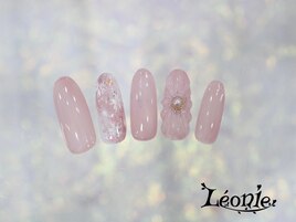 ぷっくりフラワーネイル